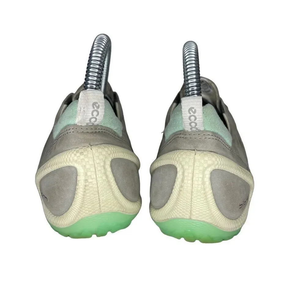 ECCO Shoes Biom Lite Tarmac Women’s Golf Sneakers Brown Green Suede Size 8